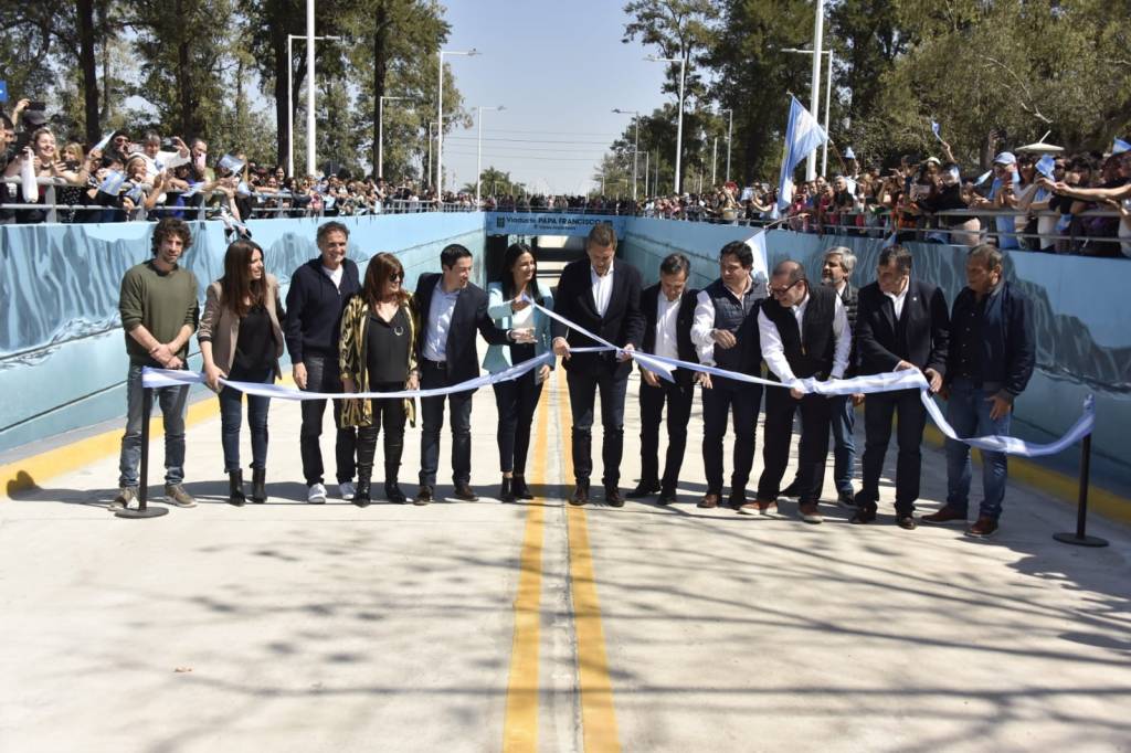 Sergio Massa, Leo Nardini y Noe Correa, inauguraron el Viaducto “Papa Francisco” de Malvinas Argentinas – Diario Efecto